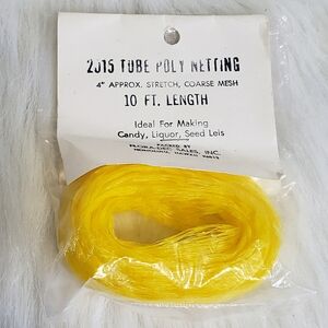 Hawaiian NETTING Chocolate Candy Money for LEI Make your own LEIS Party 10 ft